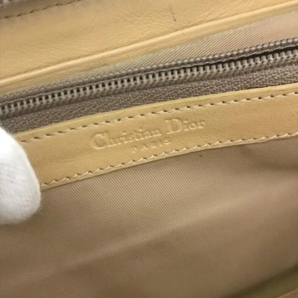 EGA Christian Dior Oblique Trotter Canvas Zip Around Long Wallet Beige/9BL1393